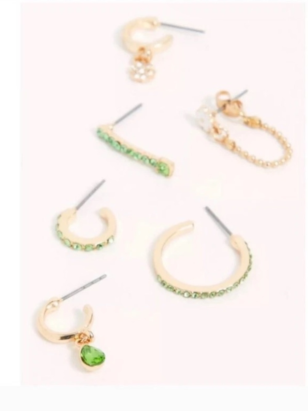 NWOT Free people La Fleur earring set *flaw missing one